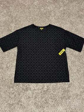 Rhyme Men's All-Over Cross Print Short Sleeve T-Shirt